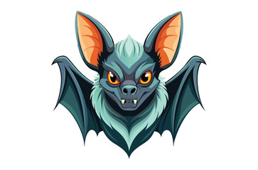 halloween bat with a bat , bat vector,  icon vector illustration,  bat silhouette of a  bat  isolated on a white background,  eps,  png,  svg,  vector 