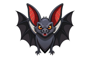 halloween bat with a bat , bat vector,  icon vector illustration,  bat silhouette of a  bat  isolated on a white background,  eps,  png,  svg,  vector 