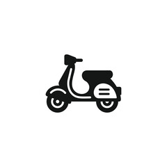 Fototapeta premium Scooter icon vector. EPS 10 editable vector