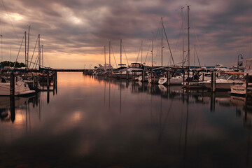 Sunset at the Marina