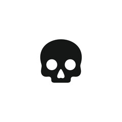 Skull icon vector. EPS 10 editable vector