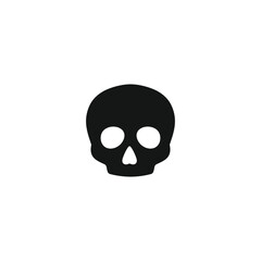 Skull icon vector. EPS 10 editable vector