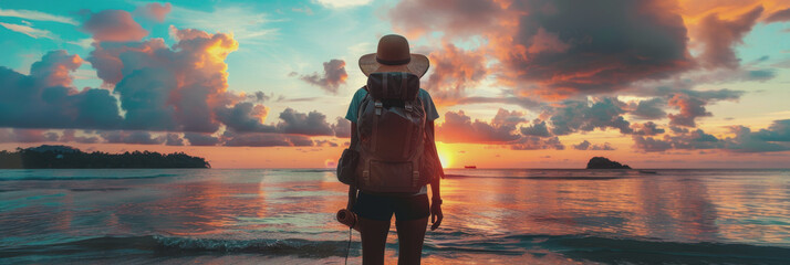 World Tourism Day. people travel. on vacation. travel around the world