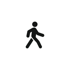 Walk icon vector. EPS 10 editable vector