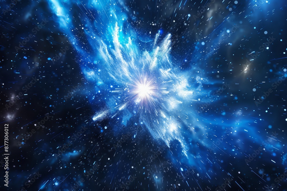 Poster observations of the time warp in space. concepts of spacetime travel. science and technology.