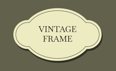 Vintage labels. Retro decorative sticker set. Vector elegant tag collection