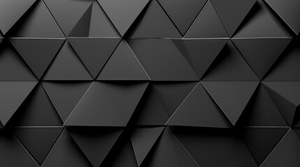 Obraz premium Abstract Black Triangle Pattern Background