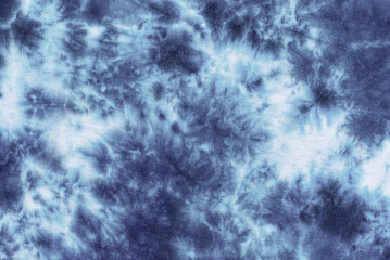 tie dye pattern hand dye on cotton fabric abstract texture background.