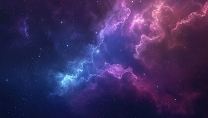 Obraz premium Galaxy background featuring a mystical nebula