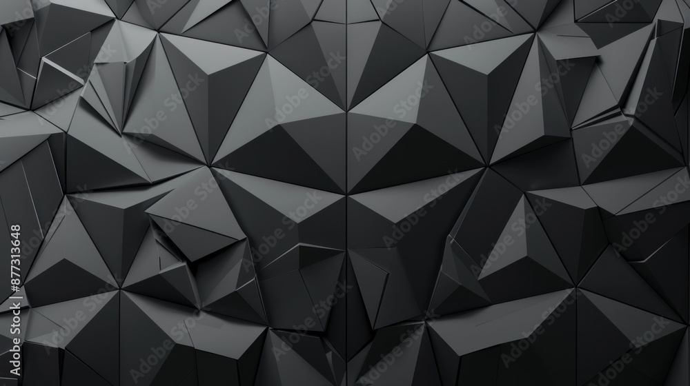 Aufkleber abstract geometric pattern with triangles