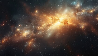 Galaxy background that captures a starlit sky