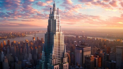 Obraz premium city skyline
