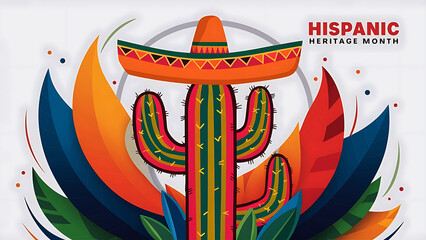 A poster for Hispanic Heritage Month Mexican culture