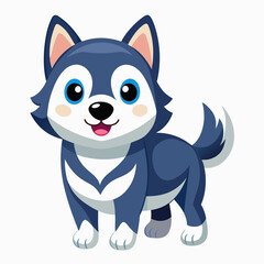 Dog vector illustration, animal isolated on white, dog silhouette, dog vector art