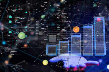 Futuristic wave, Futuristic data stream