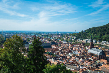 Obraz premium Heidelberg, Germany - Cityscape and city skyline