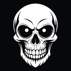 Halloween Ghost Silhouette Vector illustration