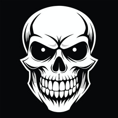 Halloween Ghost Silhouette Vector illustration