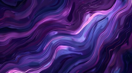 Fototapeta premium Mesmerizing Vibrant Jewel Toned Concentric Waves of Digital Abstract Art