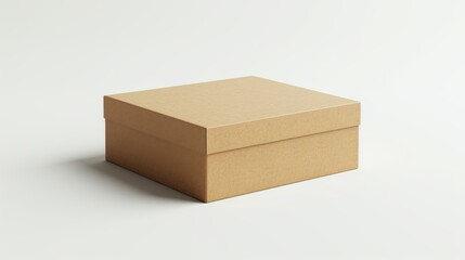 An isolated tuck end box on a white background