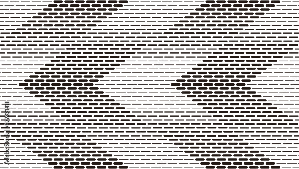 Poster black and white seamless halftone pattern background. fully editable vector element. vector format i
