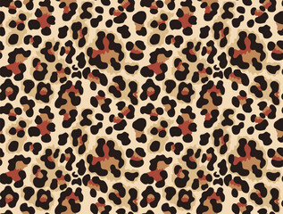 
leopard background seamless print for clothing print, fabric, wild cat design