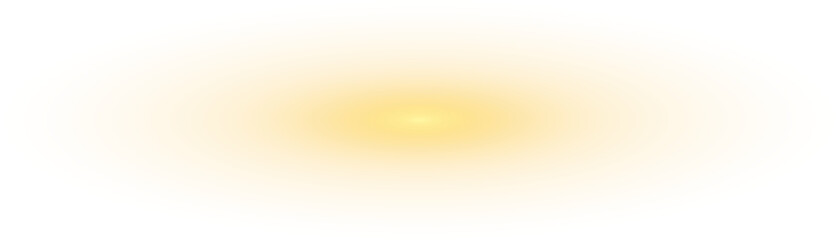 Gold Glow Star. Light glowing effect. Transparent Sun rays