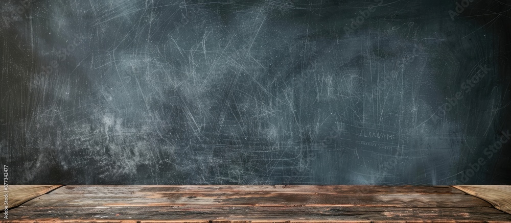Poster chalkboard background with room for text copy space image