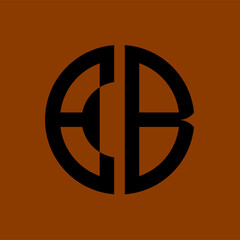 EB letter logo design