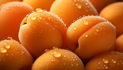 apricot on rustic table , generated by AI. High quality photo