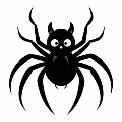 spider isolated on white background