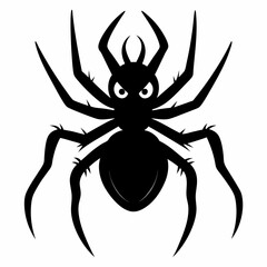 Halloween spider vector,spider isolated on white background