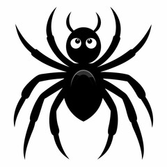 Halloween spider vector,spider isolated on white background
