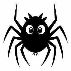 Halloween spider vector,spider isolated on white background