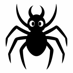 Halloween spider vector,spider isolated on white background