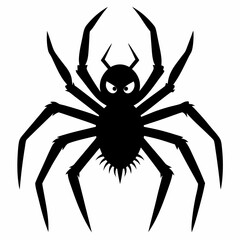 Halloween spider vector,spider isolated on white background