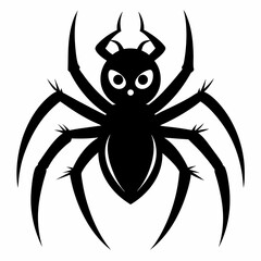 Halloween spider vector,spider isolated on white background