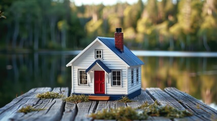 The Miniature Wooden Cabin