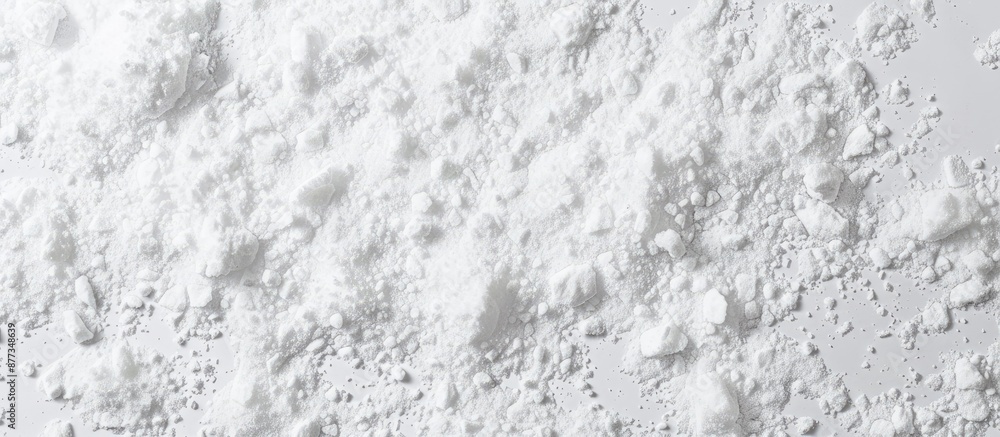 Poster snowy texture in white with copy space image