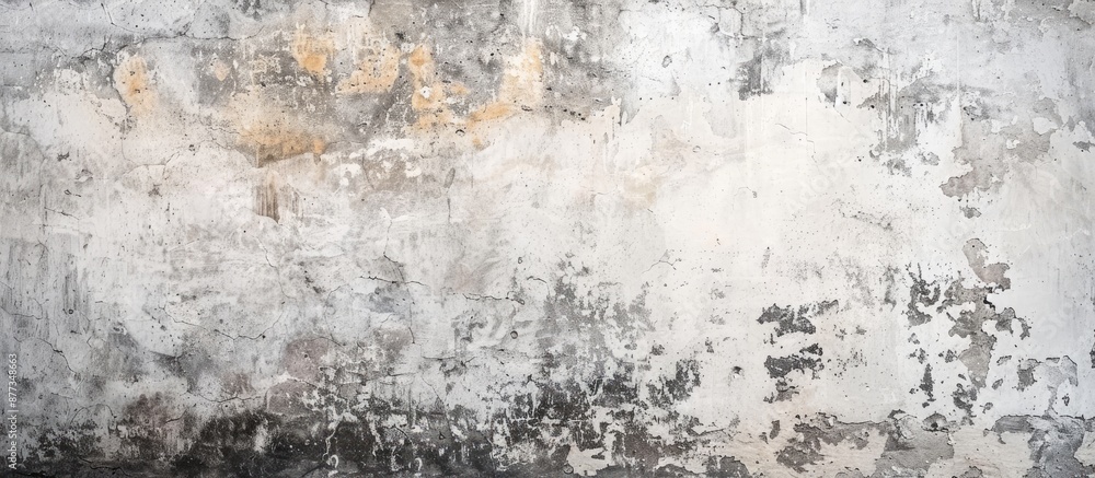 Poster aged white cement or stone backdrop with a vintage twist resembling a retro textured wall an artisti
