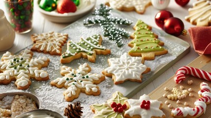 Host a Christmas cookie decorating party, with an array of cookies, icing, and festive toppings to unleash creativity.