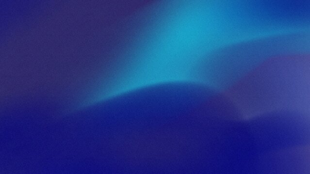 Abstract background Flat style. Freeform blue gradient color background with defocused blur and noise effects. Light and dark blue colors copy space 