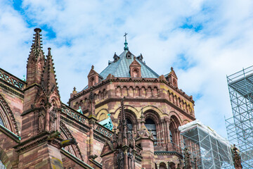Fototapeta premium Notre Dame Cathedral, Strasbourg, France