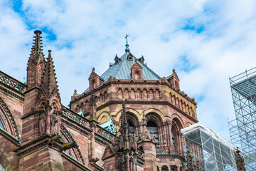 Fototapeta premium Notre Dame Cathedral, Strasbourg, France