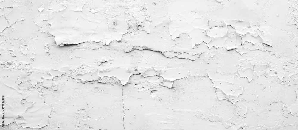 Poster plaster or textured white wallpaper for displaying images with copy space