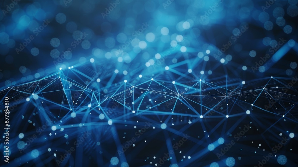 Poster background with abstract digital effects. plexus effect. structure of network connections. backgroun