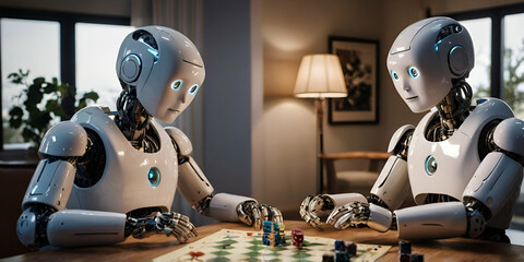 AI-Powered Robots Playing Chess: A Futuristic Game of Strategy