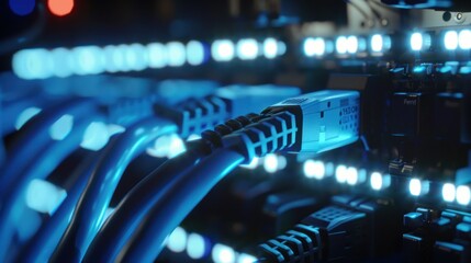 The Network Cables Connection