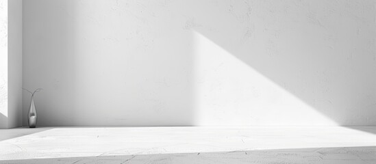 A white wall background with copy space image