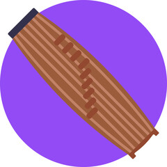 The Gayageum icon captures the essence of traditional Korean music with its elegant curves and strings, symbolizing centuries-old musical traditions.